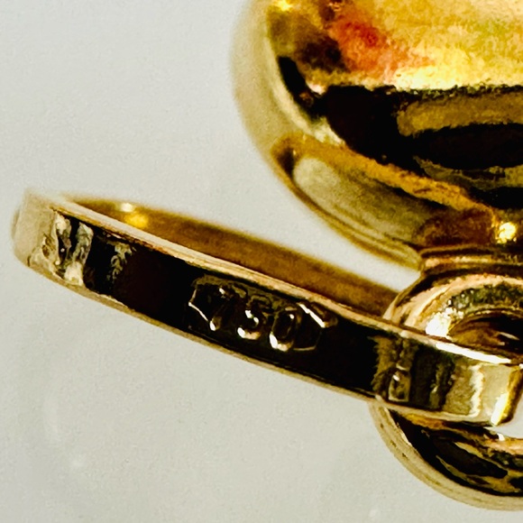 Heart Pendant. 💛 Real 18(18k) Karat Solid Gold Jewelry - Picture 8 of 11